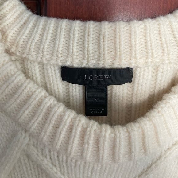 J. Crew Merino Wool PomPom Sweater - Picture 3 of 6